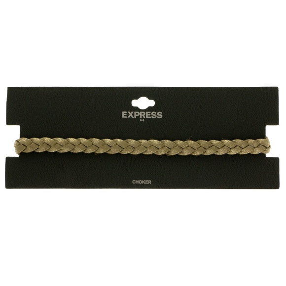 Express Jewelry - Express Choker-Necklace Gold NWT
